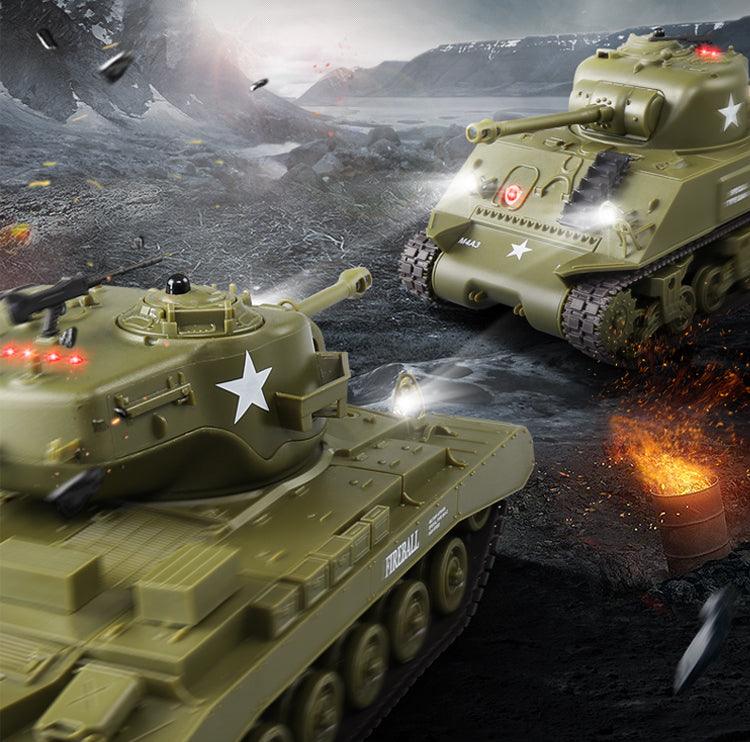 Unleashing History: Exploring WWII America's M26 RC Tank & M4A3 Sherman RC Tank - Drift RC Model