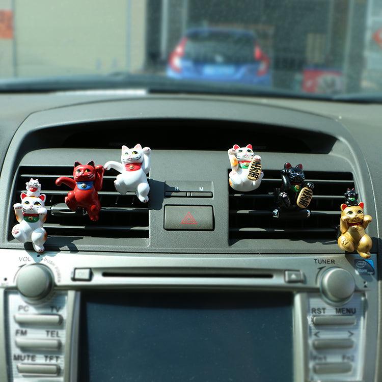 Japanese Style Lucky Cat Car Air Conditioning Outlet Decorative Ornaments JDM Modified Japanese Car - Drift RC Model