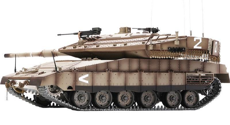 RC Israel Merkava IV Tank Full Metal Chassis 1:16 Remote Control Tank Israel Main Battle Tank Vehicle Military Model - Drift RC Model