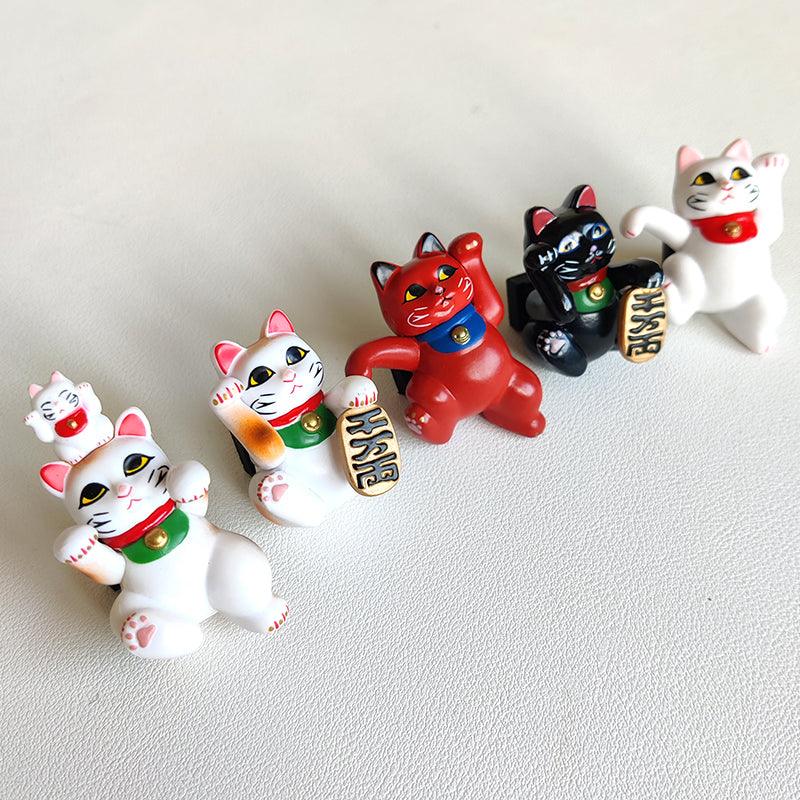 Japanese Style Lucky Cat Car Air Conditioning Outlet Decorative Ornaments JDM Modified Japanese Car - Drift RC Model