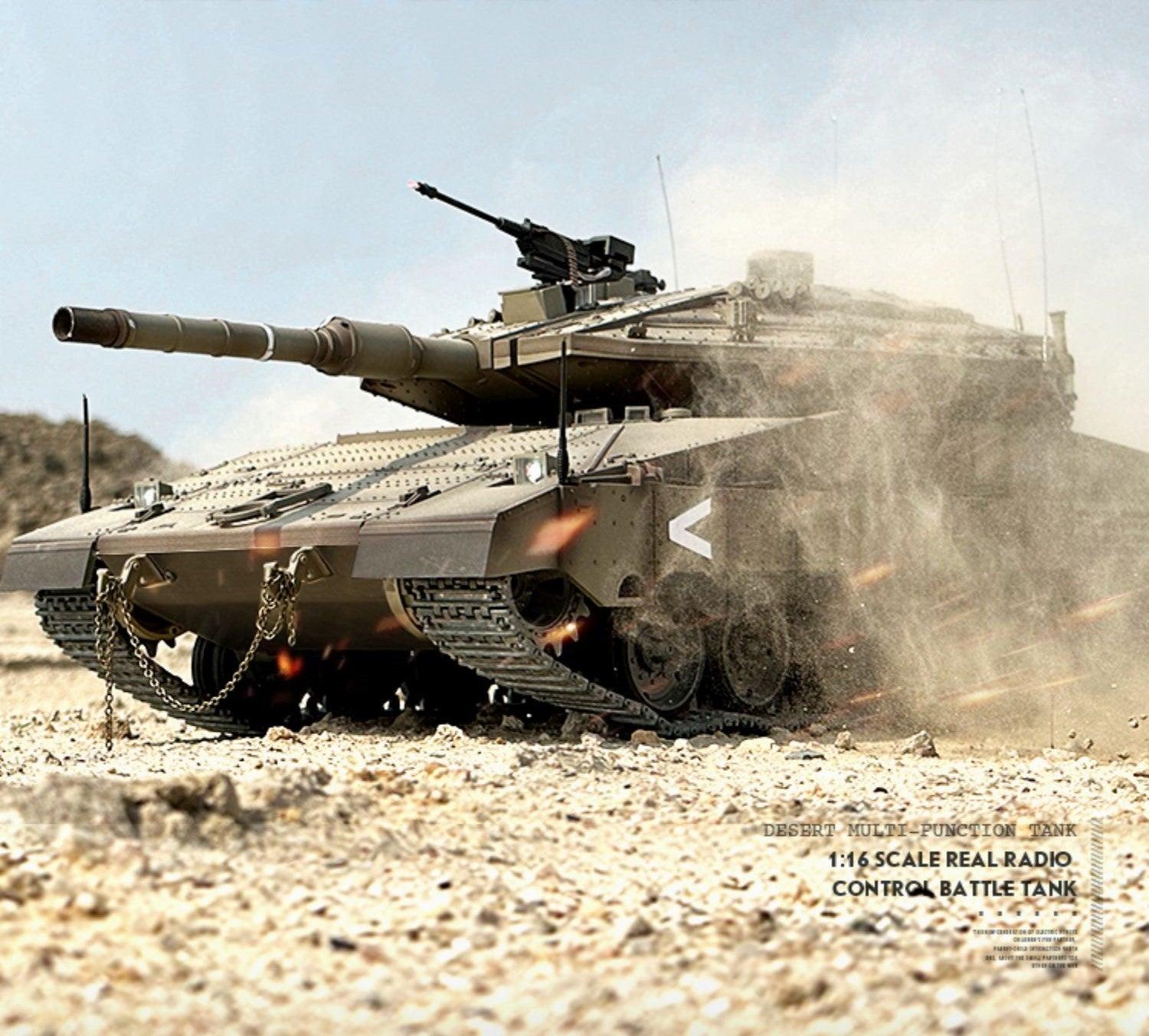 RC Tank Israel Merkava IV Tank Remote Control Tank Israel Main Battle Tank Vehicle Military Model - Drift RC Model