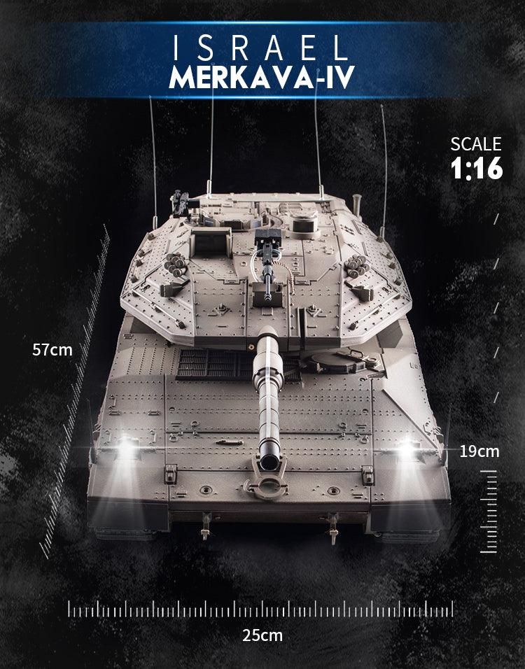 RC Tank Israel Merkava IV Tank Remote Control Tank Israel Main Battle Tank Vehicle Military Model - Drift RC Model