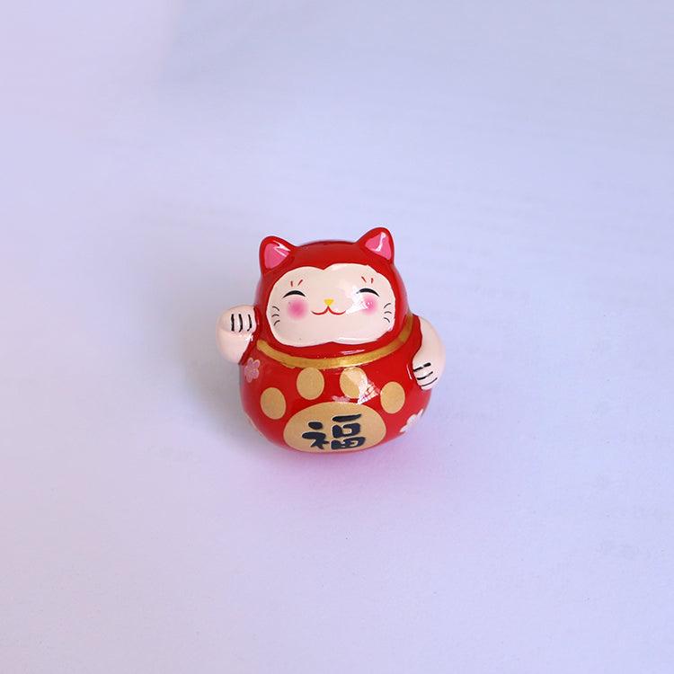 Japanese JDM Modified Daruma Pendant Lucky Cat Car Air Conditioning Outlet Decorative Ornaments - Drift RC Model