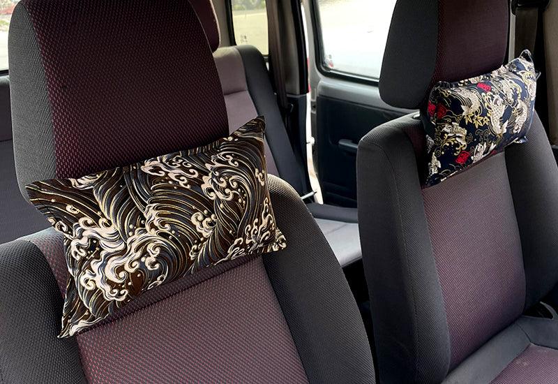 Japanese Style JDM Car Backrest Pillow Shoulder Pillow Car Seat Headrest Neck Pillow - Drift RC Model