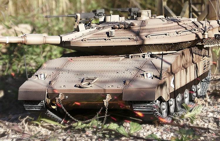 RC Tank Israel Merkava IV Tank Remote Control Tank Israel Main Battle Tank Vehicle Military Model - Drift RC Model