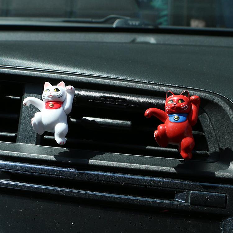 Japanese Style Lucky Cat Car Air Conditioning Outlet Decorative Ornaments JDM Modified Japanese Car - Drift RC Model