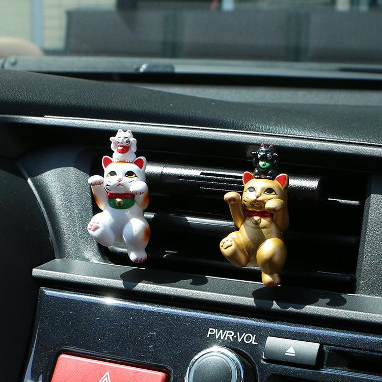 Japanese Style Lucky Cat Car Air Conditioning Outlet Decorative Ornaments JDM Modified Japanese Car - Drift RC Model