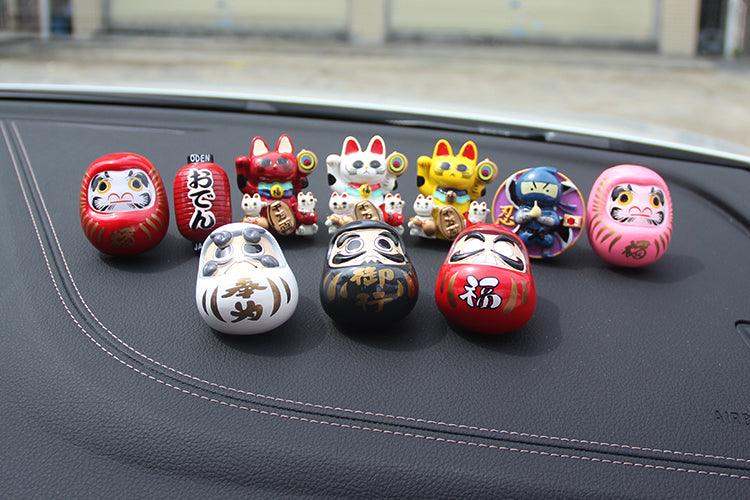 Japanese JDM Modified Daruma Pendant Lucky Cat Car Air Conditioning Outlet Decorative Ornaments - Drift RC Model