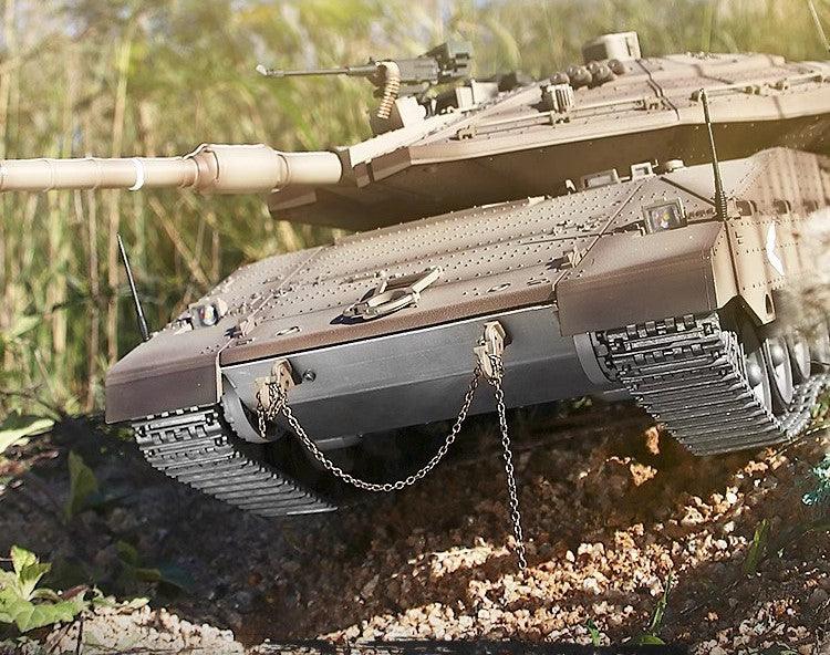 RC Israel Merkava IV Tank Full Metal Chassis 1:16 Remote Control Tank Israel Main Battle Tank Vehicle Military Model - Drift RC Model