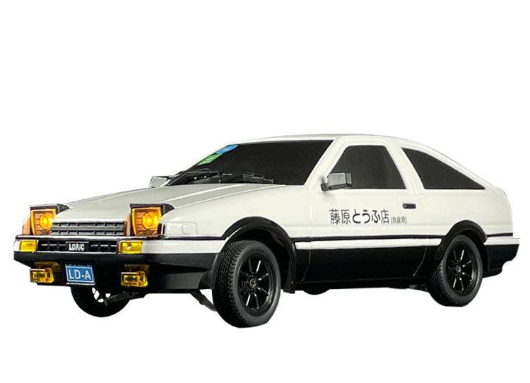 RC Toyota AE86 1/18 Classic Black and White Remote Control Car Popup Light Flip Light Drift RC Car - Drift RC Model