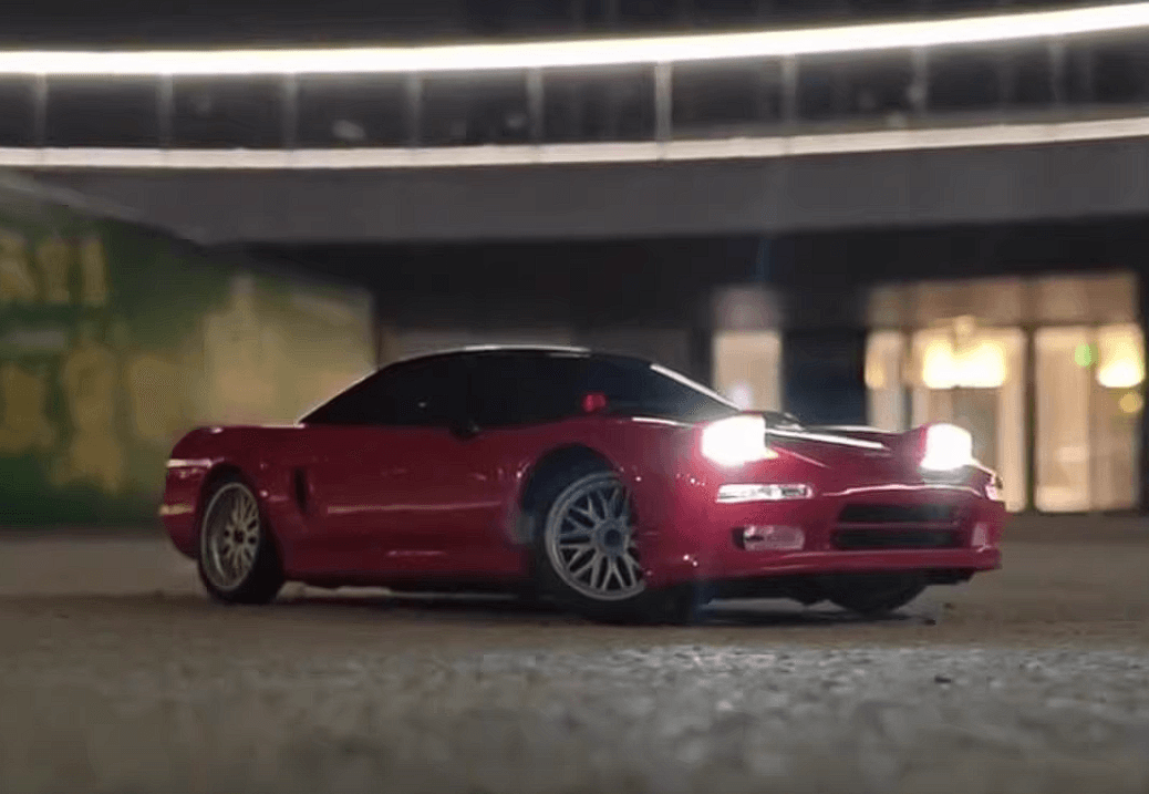 RC Honda Red NSX 1/18 Classic Remote Control Car Popup Light Flip Light Drift RC Car - Drift RC Model