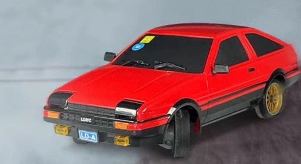 RC Toyota AE86 1/18 Classic Red Remote Control Car Popup Light Flip Light Drift RC Car - Drift RC Model