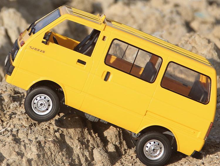 Naughty Dragon Yellow D42 Remote Control Van Daihatsu Model RC Professional Remote Control Car Rear Drive Drift Off-Road Toy - Drift RC Model