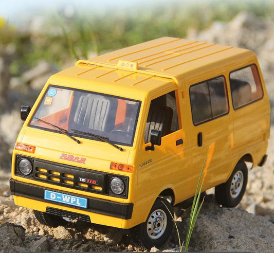 Naughty Dragon Yellow D42 Remote Control Van Daihatsu Model RC Professional Remote Control Car Rear Drive Drift Off-Road Toy - Drift RC Model