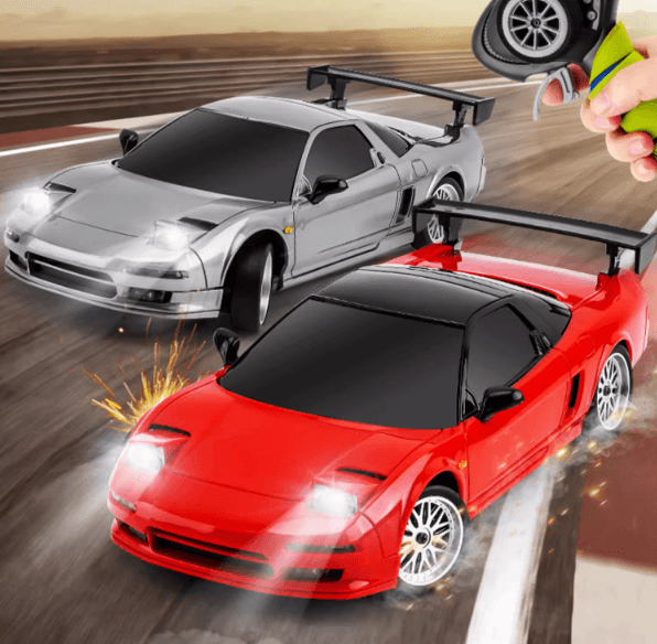 RC Honda Red NSX 1/18 Classic Remote Control Car Popup Light Flip Light Drift RC Car - Drift RC Model