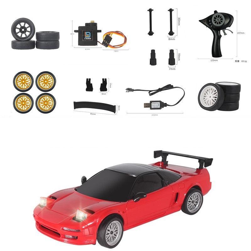 RC Honda Silver NSX 1/18 Classic Remote Control Car Popup Light Flip Light Drift RC Car - Drift RC Model