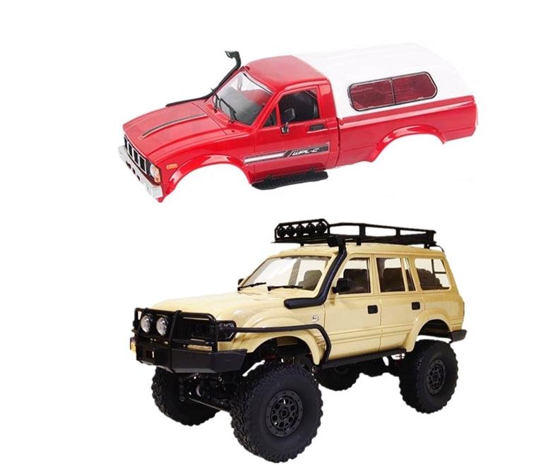 Naughty Dragon Red C54-1 Professional RC Remote Control Car LC80 Land Cruiser Off-road Vehicle Four-wheel Drive Climbing Car Electric Toy - Drift RC Model