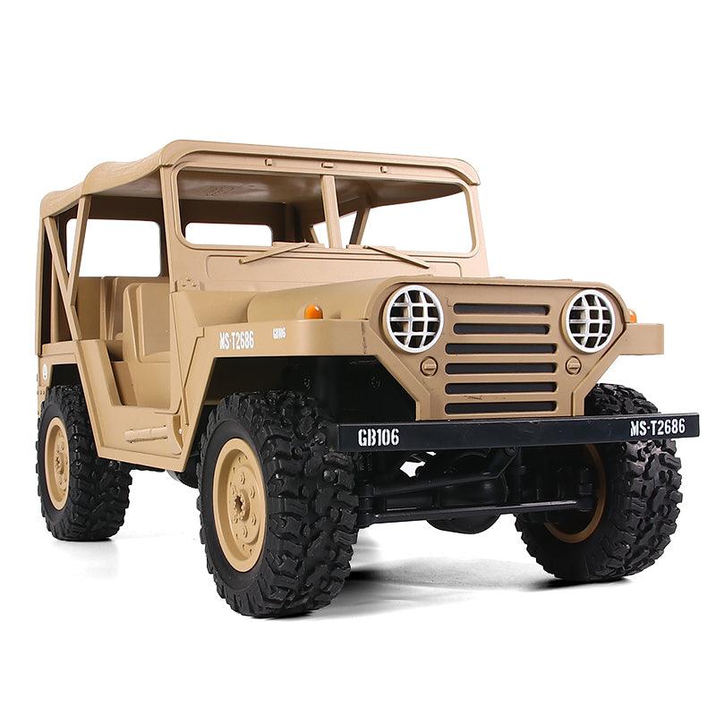 Henglong Remote Control Electric Off-road Climbing Car Four-wheel Drive American Jeep Toy Car Model RC Car - Drift RC Model