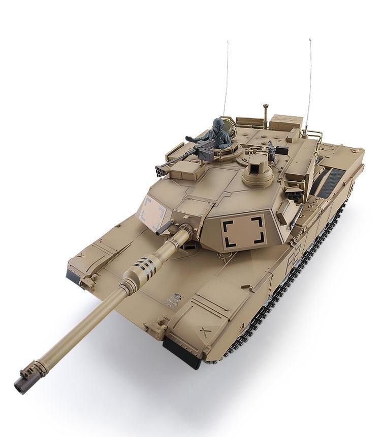 Henglong Remote Control Tank M1A2 Metal Extra Large Charging Battle Tank Model - Drift RC Model