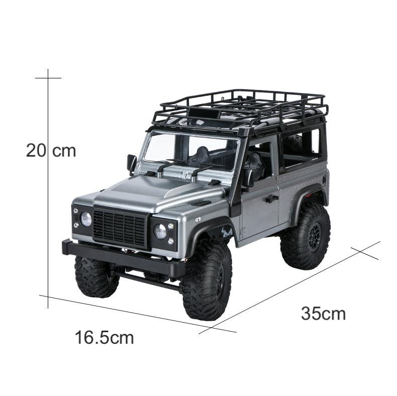 Remote Control Land Rover Defender MN99S Grey Waterproof Car Four-wheel Drive Climbing Off-road Vehicle Professional RC Model - Drift RC Model