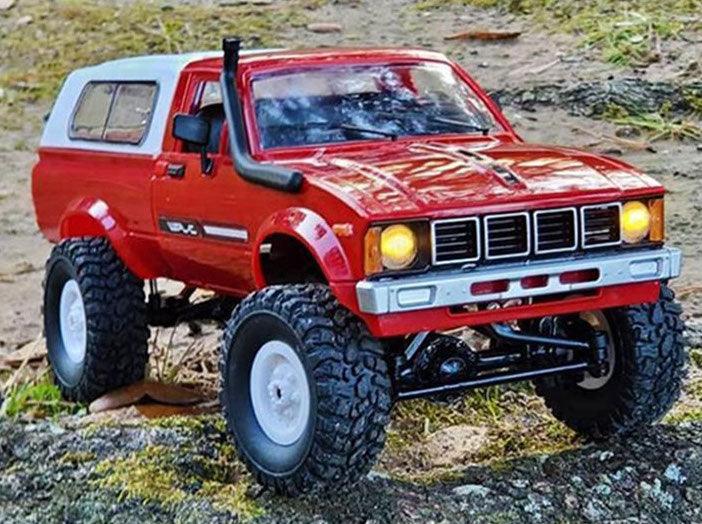 Naughty Dragon Red C54-1 Professional RC Remote Control Car LC80 Land Cruiser Off-road Vehicle Four-wheel Drive Climbing Car Electric Toy - Drift RC Model