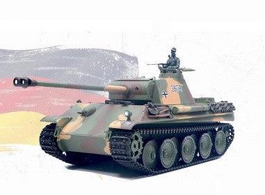 Henglong Remote Control Metal Tank 3879 German Panther G-type Military Model Boy Electric Remote Control Car - Drift RC Model