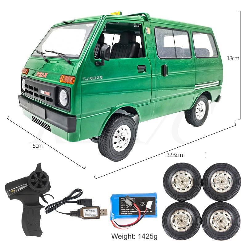 Naughty Dragon Green D42 Remote Control Van Daihatsu Model RC Professional Remote Control Car Rear Drive Drift Off-Road Toy - Drift RC Model