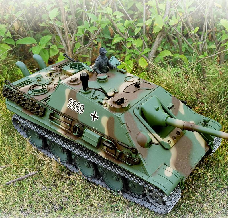 Henglong Remote Control Metal Tank German Cheetah Fighter 3869 Military Electric Model - Drift RC Model