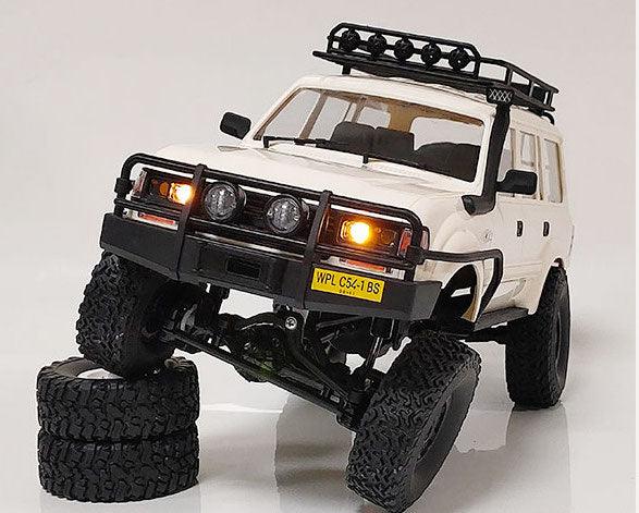 Naughty Dragon Red C54-1 Professional RC Remote Control Car LC80 Land Cruiser Off-road Vehicle Four-wheel Drive Climbing Car Electric Toy - Drift RC Model