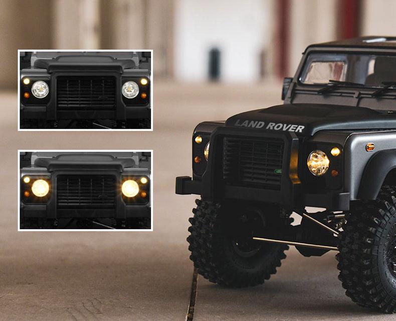 Land Rover Defender D90 Black RC Professional Remote Control Car Climbing Off-road Electric Vehicle - Drift RC Model