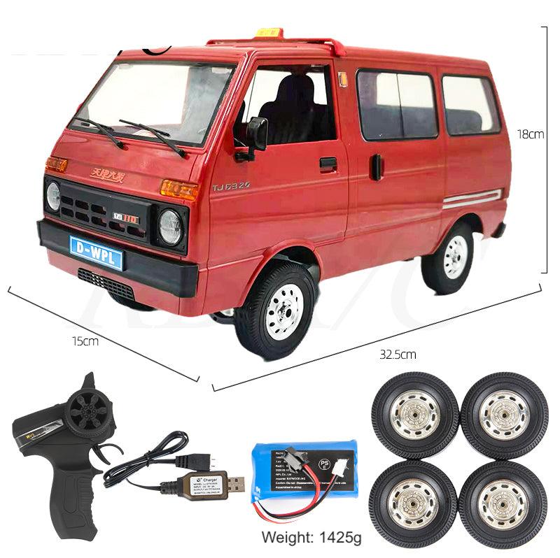 Naughty Dragon Red D42 Remote Control Van Daihatsu Model RC Professional Remote Control Car Rear Drive Drift Off-Road Toy - Drift RC Model