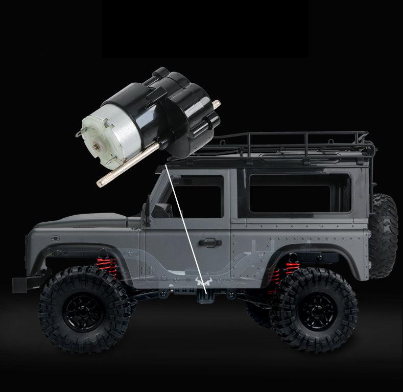 Remote Control Land Rover Defender MN99S Grey Waterproof Car Four-wheel Drive Climbing Off-road Vehicle Professional RC Model - Drift RC Model