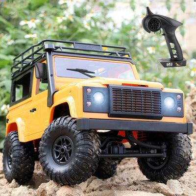 Remote Control Car Green D90 Professional RC Four-wheel Drive High-speed Climbing Off-road Vehicle Modified Model - Drift RC Model