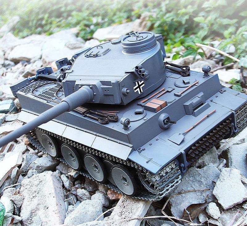 Henglong Metal Remote Control Tank Tiger One Tracked Wireless Electric Battle - Drift RC Model