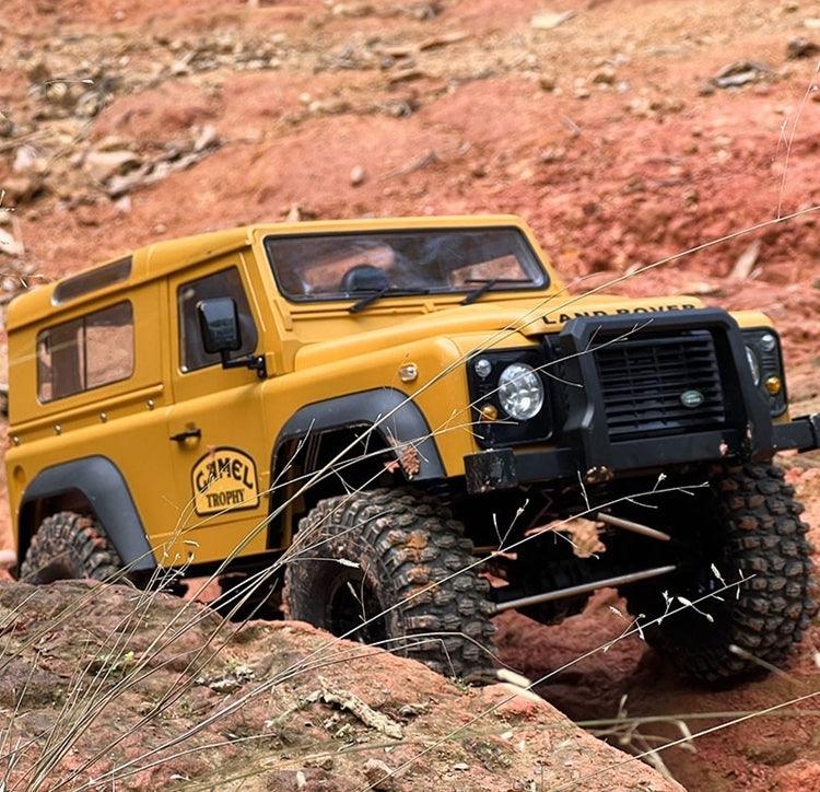 Land Rover Defender D90 Yellow RC Professional Remote Control Car Climbing Off-road Electric Vehicle - Drift RC Model