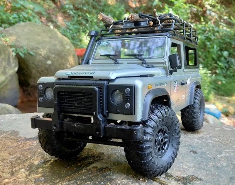 Remote Control Land Rover Defender MN99S Grey Waterproof Car Four-wheel Drive Climbing Off-road Vehicle Professional RC Model - Drift RC Model