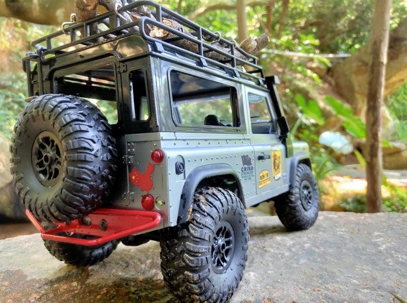 Remote Control Land Rover Defender MN99S Grey Waterproof Car Four-wheel Drive Climbing Off-road Vehicle Professional RC Model - Drift RC Model