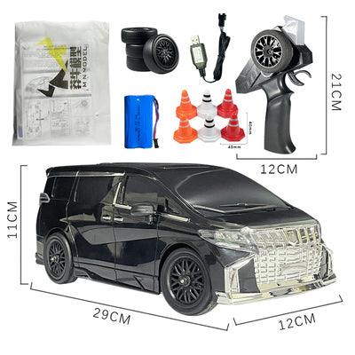 Toyota Alphard Drift RC Black Remote Control Car Rear Drive Professional Electric RC - Drift RC Model