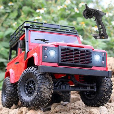 Remote Control Car Green D90 Professional RC Four-wheel Drive High-speed Climbing Off-road Vehicle Modified Model - Drift RC Model