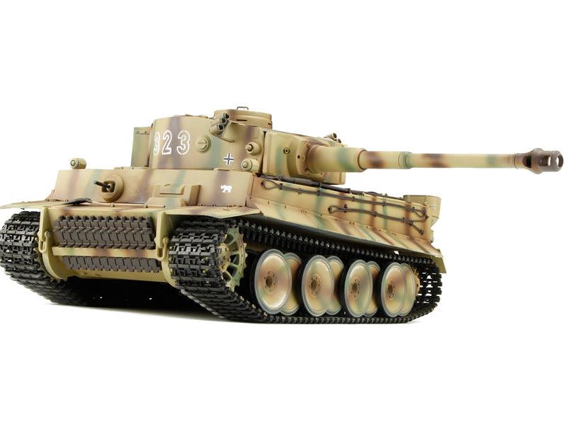 Remote Control Tiger Tank Modified Old Sand Military Tank Battle Damaged Vehicle - Drift RC Model