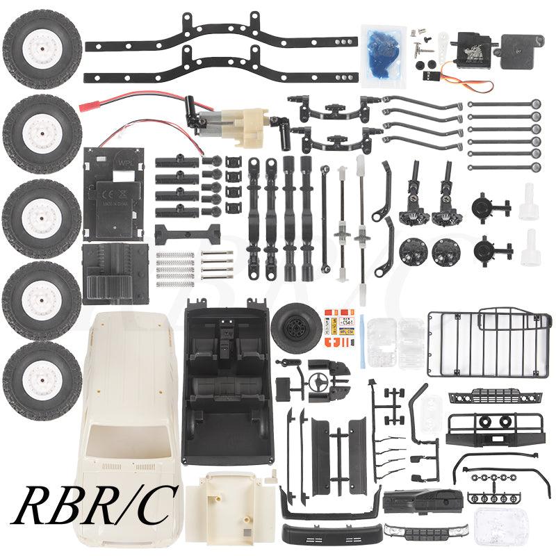 Naughty Dragon White C54-1 Professional RC Remote Control Car LC80 Land Cruiser Off-road Vehicle Four-wheel Drive Climbing Car Electric Toy - Drift RC Model