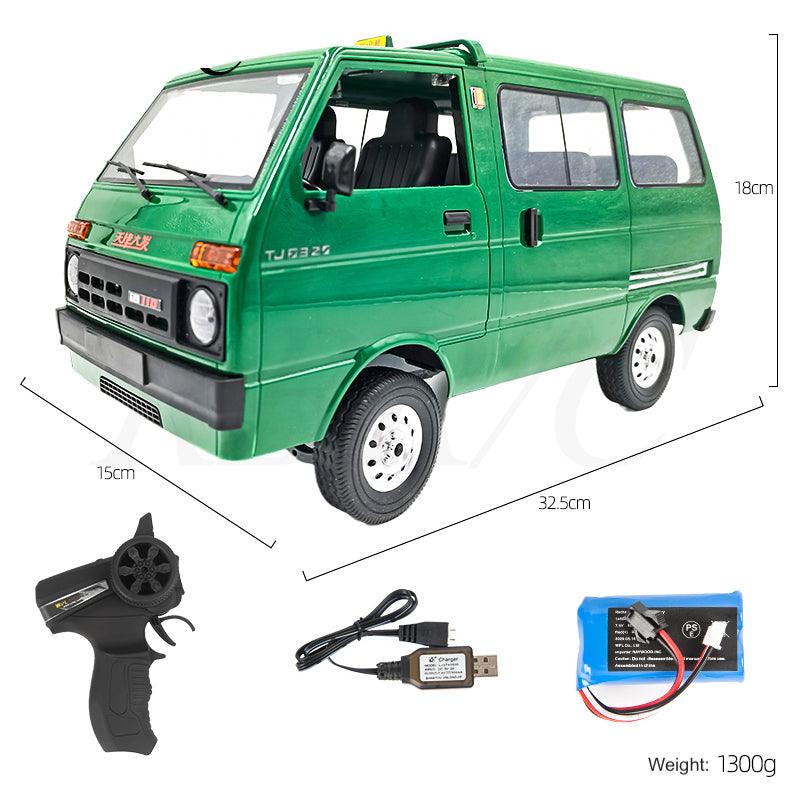 Naughty Dragon Green D42 Remote Control Van Daihatsu Model RC Professional Remote Control Car Rear Drive Drift Off-Road Toy - Drift RC Model