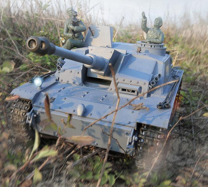 Henglong Remote Control Tank Metal Battle 3868-1 Military Model with Assault Gun - Drift RC Model