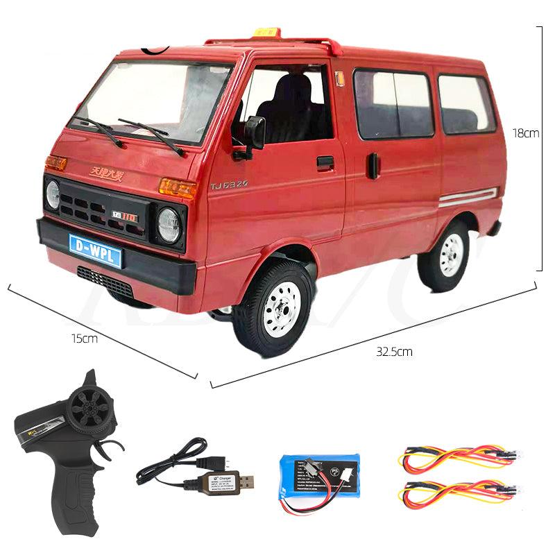 Naughty Dragon Red D42 Remote Control Van Daihatsu Model RC Professional Remote Control Car Rear Drive Drift Off-Road Toy - Drift RC Model