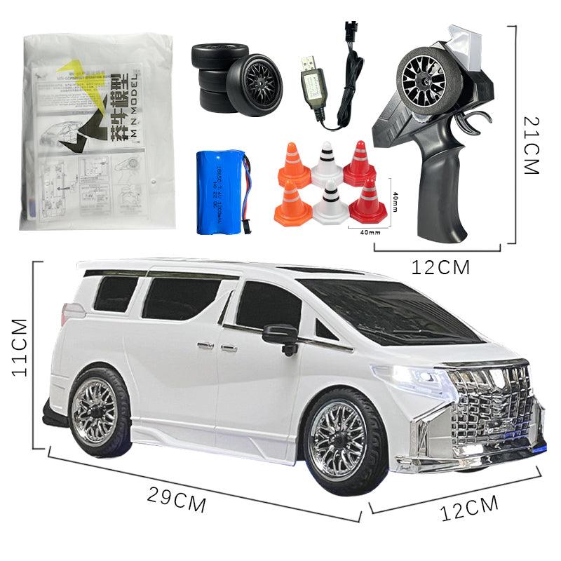 Toyota Alphard Drift RC Black Remote Control Car Rear Drive Professional Electric RC - Drift RC Model