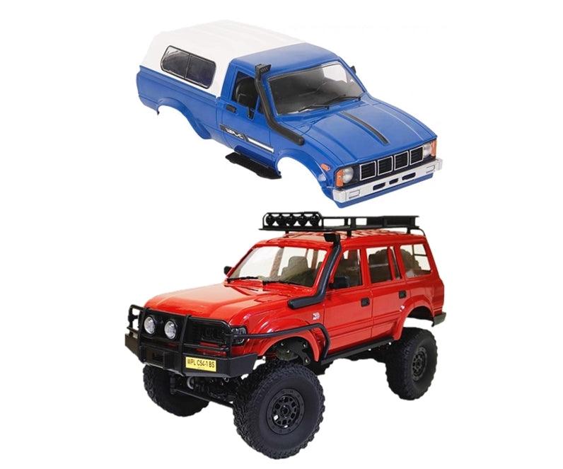 Naughty Dragon Red C54-1 Professional RC Remote Control Car LC80 Land Cruiser Off-road Vehicle Four-wheel Drive Climbing Car Electric Toy - Drift RC Model