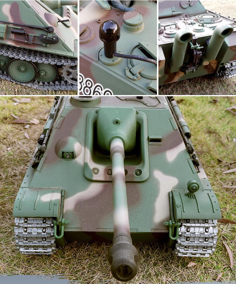 Henglong Remote Control Metal Tank German Cheetah Fighter 3869 Military Electric Model - Drift RC Model