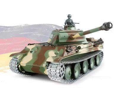 Henglong Remote Control Metal Tank 3879 German Panther G-type Military Model Boy Electric Remote Control Car - Drift RC Model