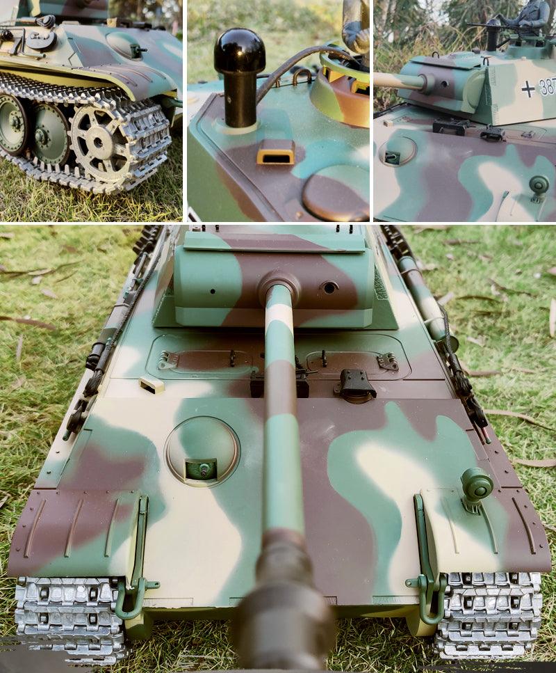 Henglong Remote Control Metal Tank 3879 German Panther G-type Military Model Boy Electric Remote Control Car - Drift RC Model