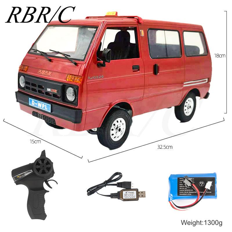 Naughty Dragon Red D42 Remote Control Van Daihatsu Model RC Professional Remote Control Car Rear Drive Drift Off-Road Toy - Drift RC Model